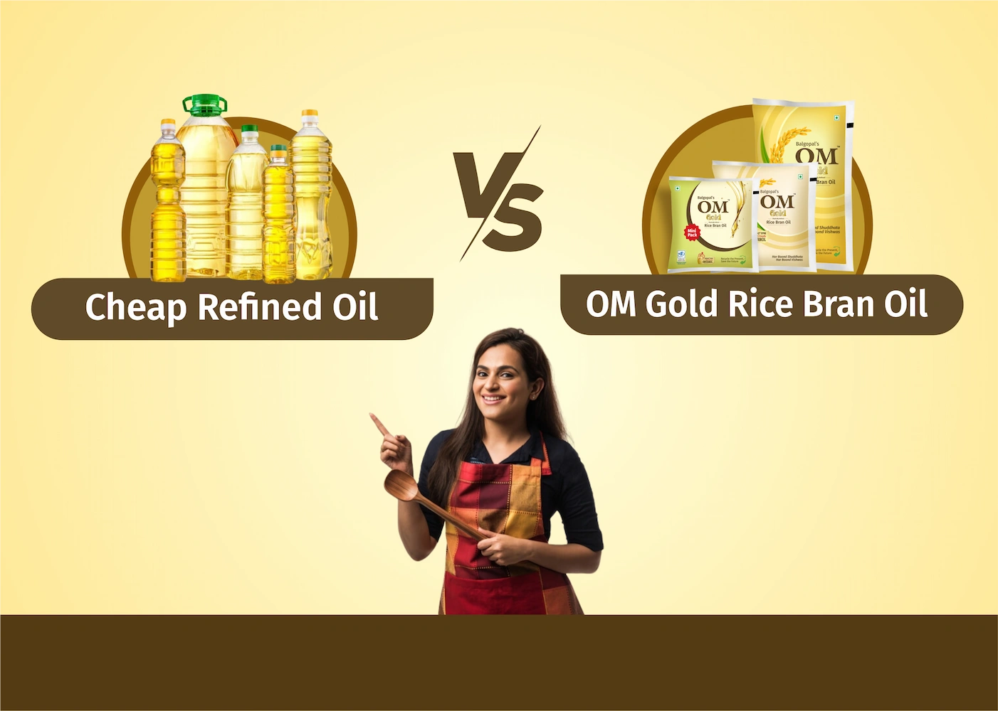 Cheap Refined Oil vs OM Gold Rice Bran Oil: Which One Is Better for Your Health?